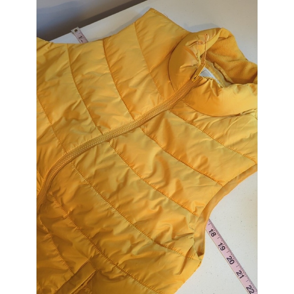 GAP Quilted Vest‎ Yellow size Medium image 6